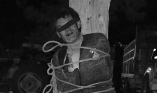 Amarran a un árbol a ratero, tras intentar robar dentro de una vivienda