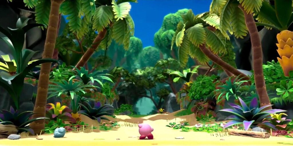 Animal Crossing Build recrea Kirby y la tierra olvidada