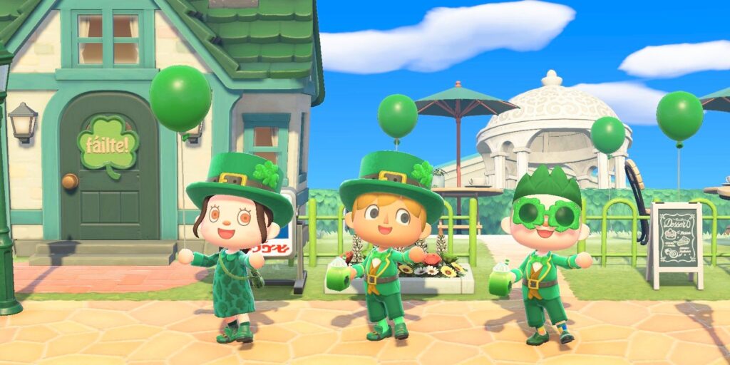 Animal Crossing: New Horizons Shamrock Day necesita nuevos artículos
