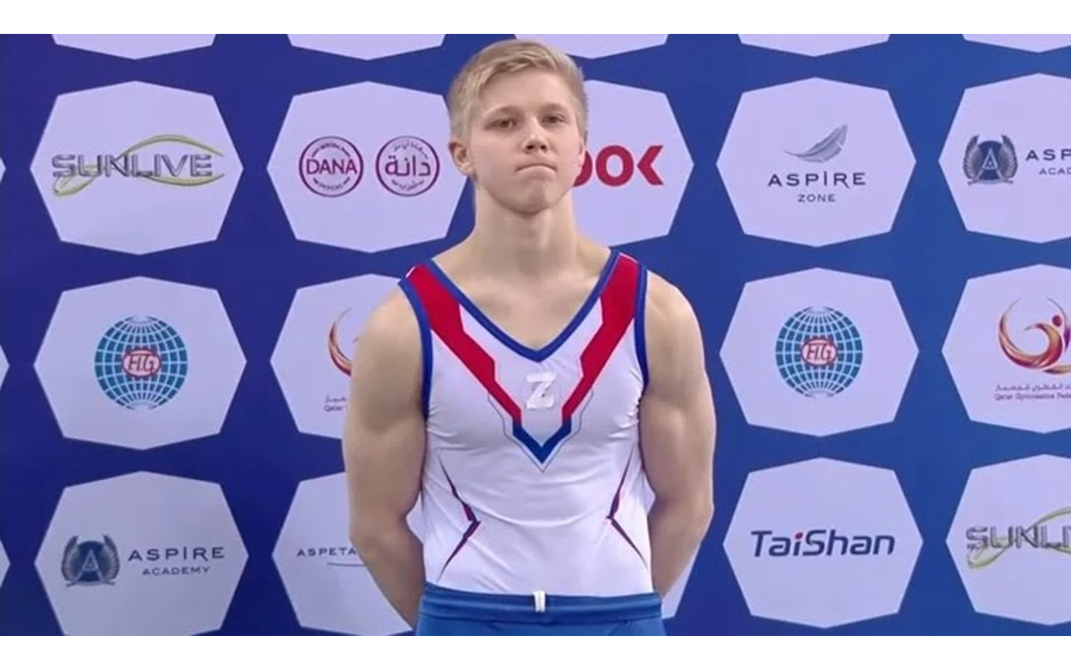 Apoya gimnasta ruso la invasión militar de su país a Ucrania | Video