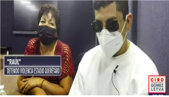 Arrepentido se entrega a policía aficionado golpeador de campal en El Corregidora, narra lo que hizo y vio