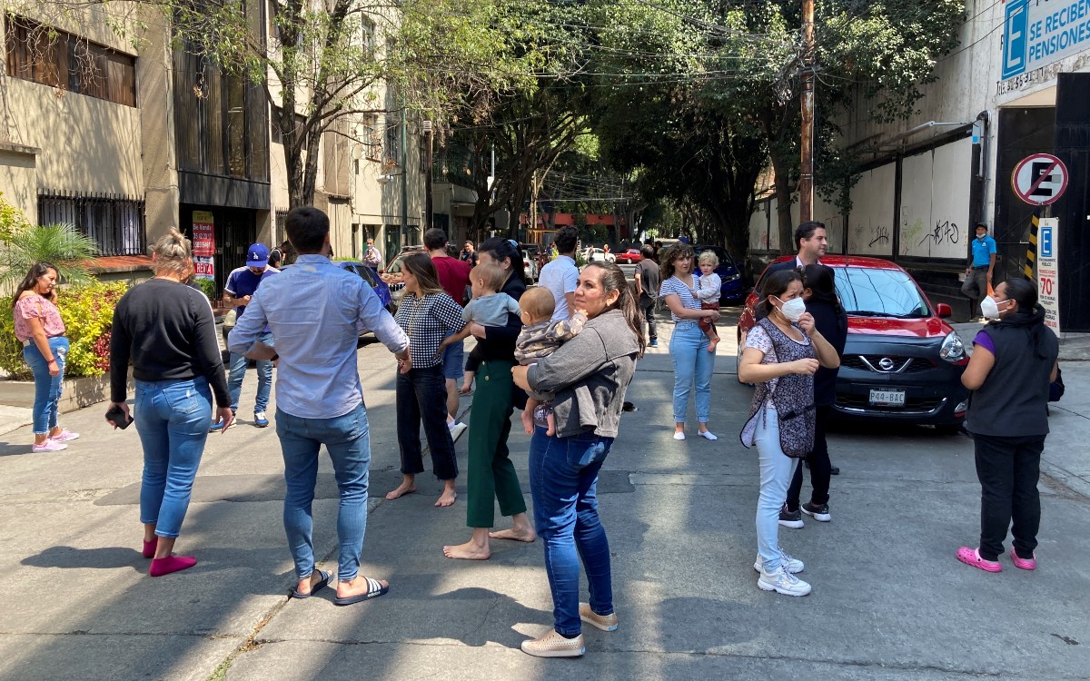 Así desalojaron casas y oficinas en la CMDX tras alerta sísmica | Galería