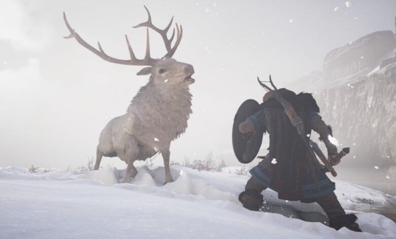 Assassin's Creed Valhalla's Elk arroja al jugador a través del mapa