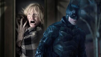 Batman es tan oscuro que este fan hizo un crossover de Babadook Póster