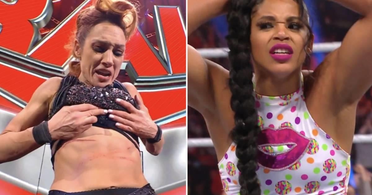 Bianca Belair clava a Becky Lynch con siete látigos trenzados