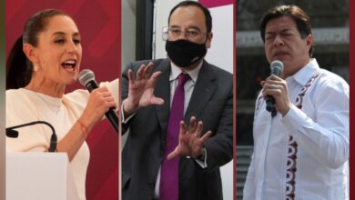 Boicoteo y saboteo: Sheinbaum y Delgado sobre resolución del INE de retirar propaganda de revocación de mandato