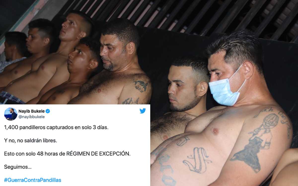 Bukele presume captura de 2,163 ‘pandilleros’; HRW alerta por abusos