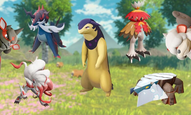 Cada forma Hisuian en Pokémon Legends: Arceus