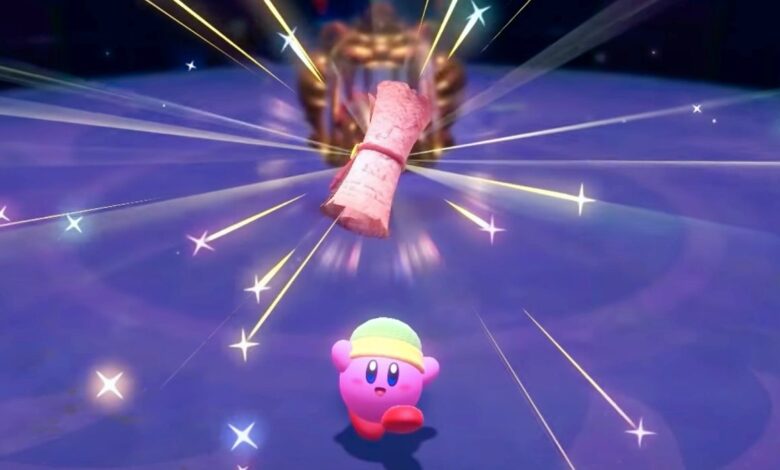 Cada ubicación de actualización de Blueprint en Kirby And The Forgotten Land