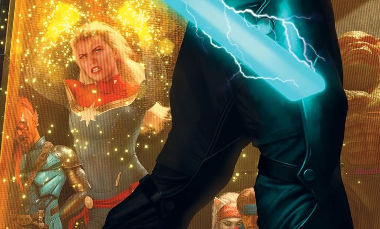 Capitana Marvel escapa de prisión tras una pelea intergaláctica en un bar