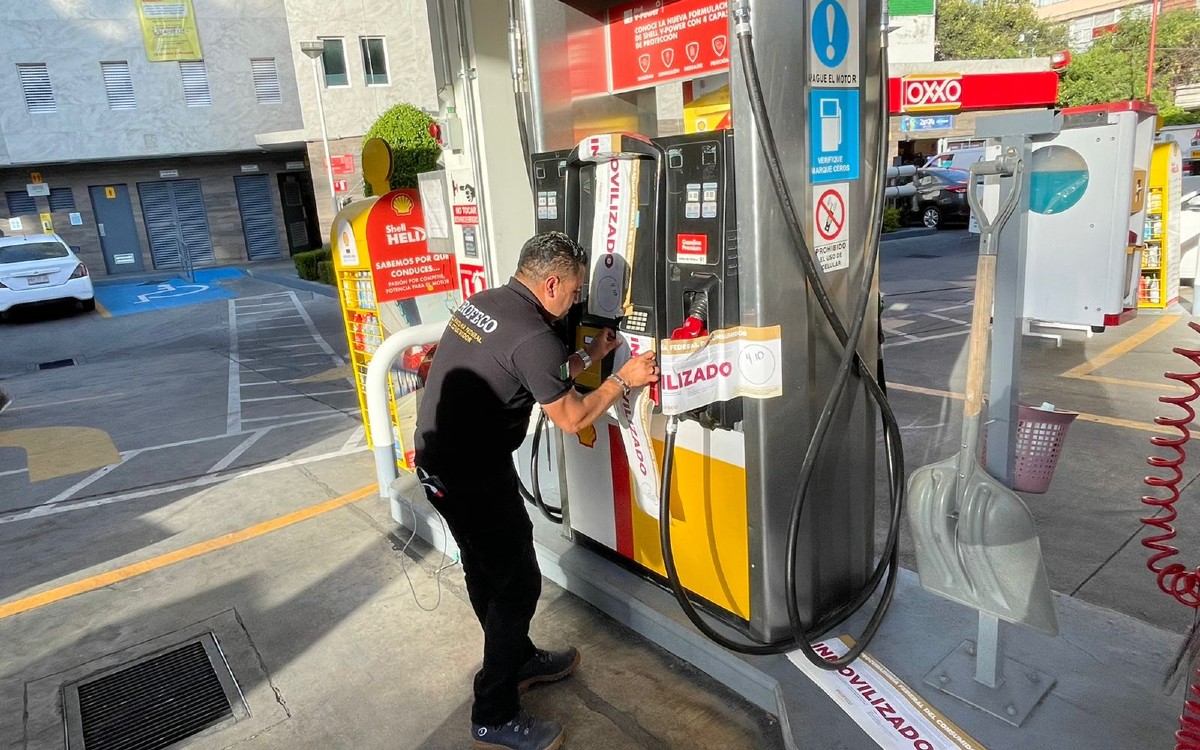 Clausuran por irregularidades dos gasolineras: una en Edomex y otra en CDMX