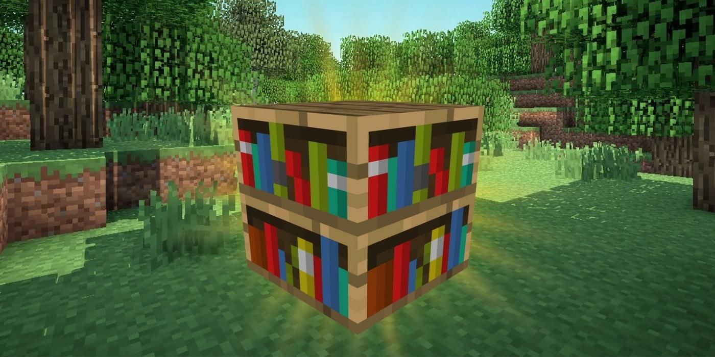 Clever Minecraft Player usa Glitch para hacer que las estanterías contengan libros