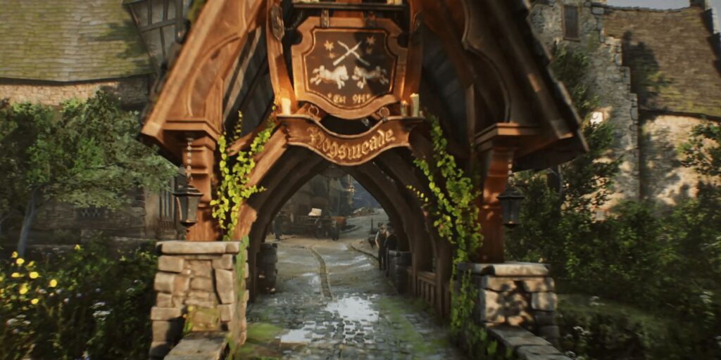 Cómo Hogwarts Legacy está usando Hogsmeade