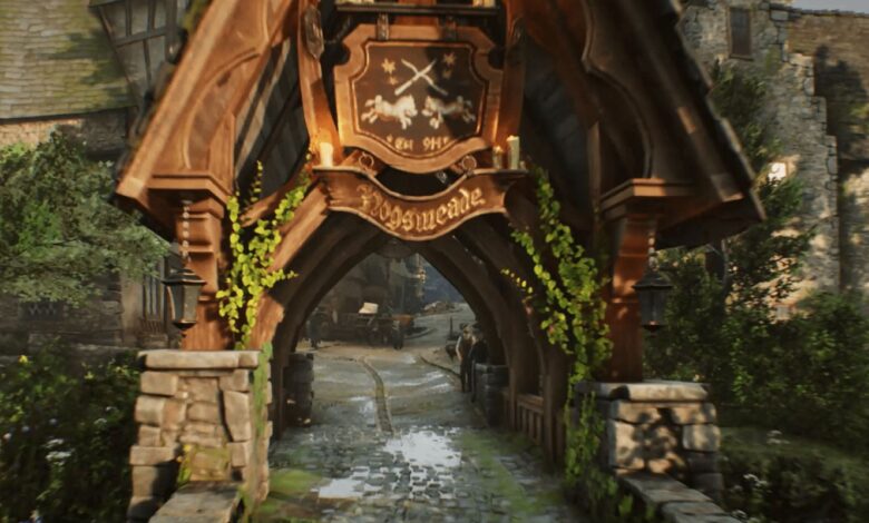 Cómo Hogwarts Legacy está usando Hogsmeade