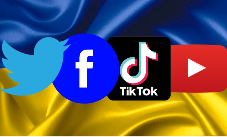 Cómo Twitter, Facebook y TikTok están manejando la invasión de Ucrania