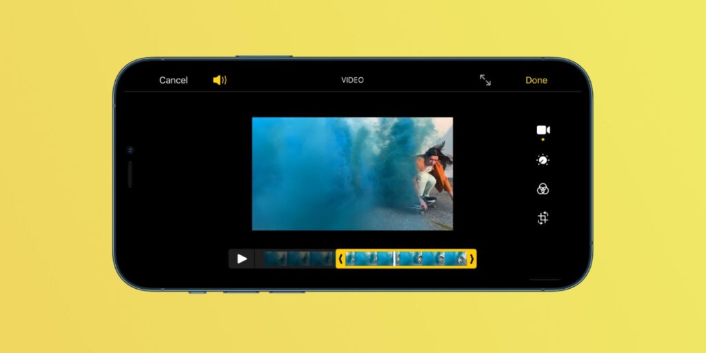 Cómo acortar o recortar un video en iPhone