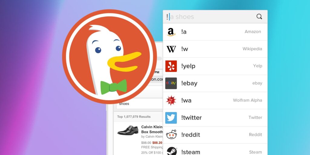 Cómo buscar rápidamente en Google, Wikipedia y más desde Duck Duck Go
