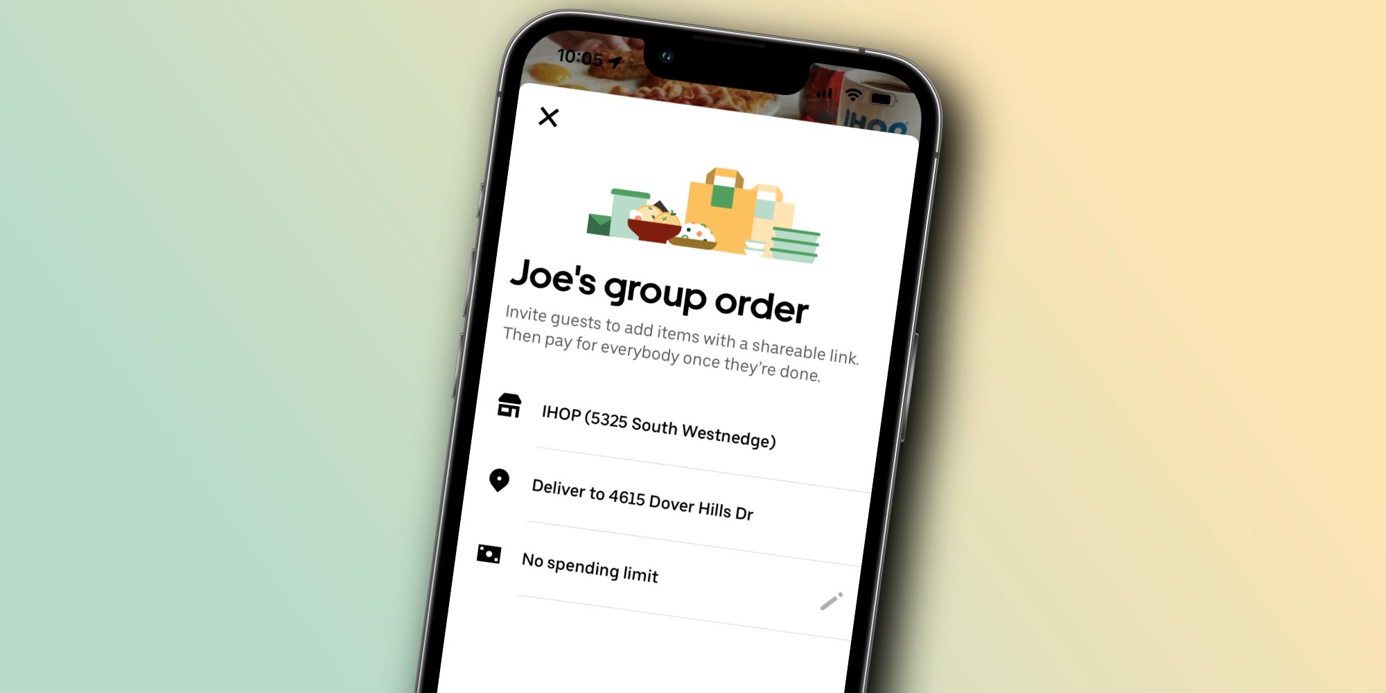 Cómo hacer un pedido grupal en Uber Eats y dividir la cuenta con amigos