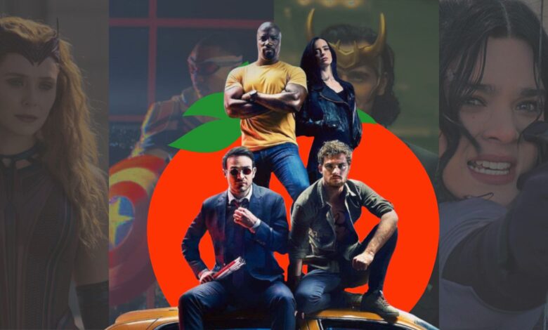 Cómo se comparan los puntajes de Rotten Tomatoes de Marvel Netflix con los programas de MCU de Disney +