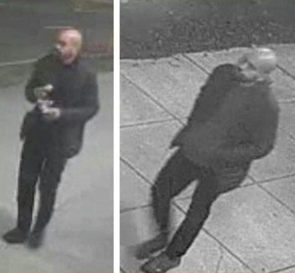 Captura de pantalla del folleto publicada el 14 de marzo por el Departamento de Policía Metropolitana en Washington del atacante de vagabundos. La policía cree que es Gerald Brevard III.