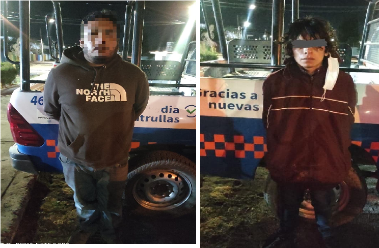 Detienen a par sujetos armados, en San Juan del Río, traían arma de fuego