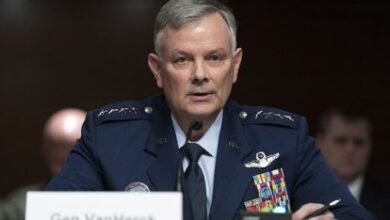 El general Glen VanHerck, jefe del Comando Norte de EE UU, en su comparecencia este jueves ante un comité del Senado.
