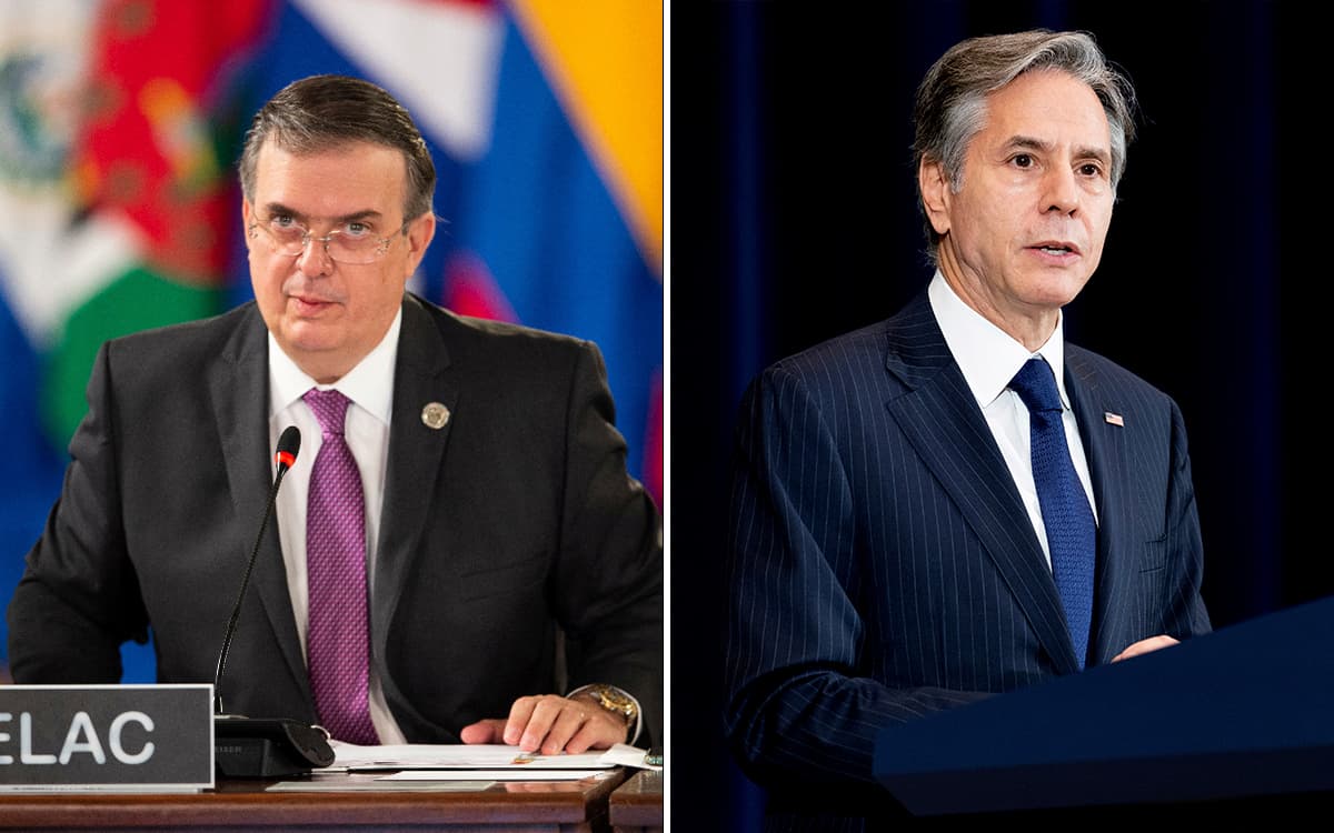 Ebrard habla con Blinken sobre invasión de Rusia a Ucrania y relación México-EU