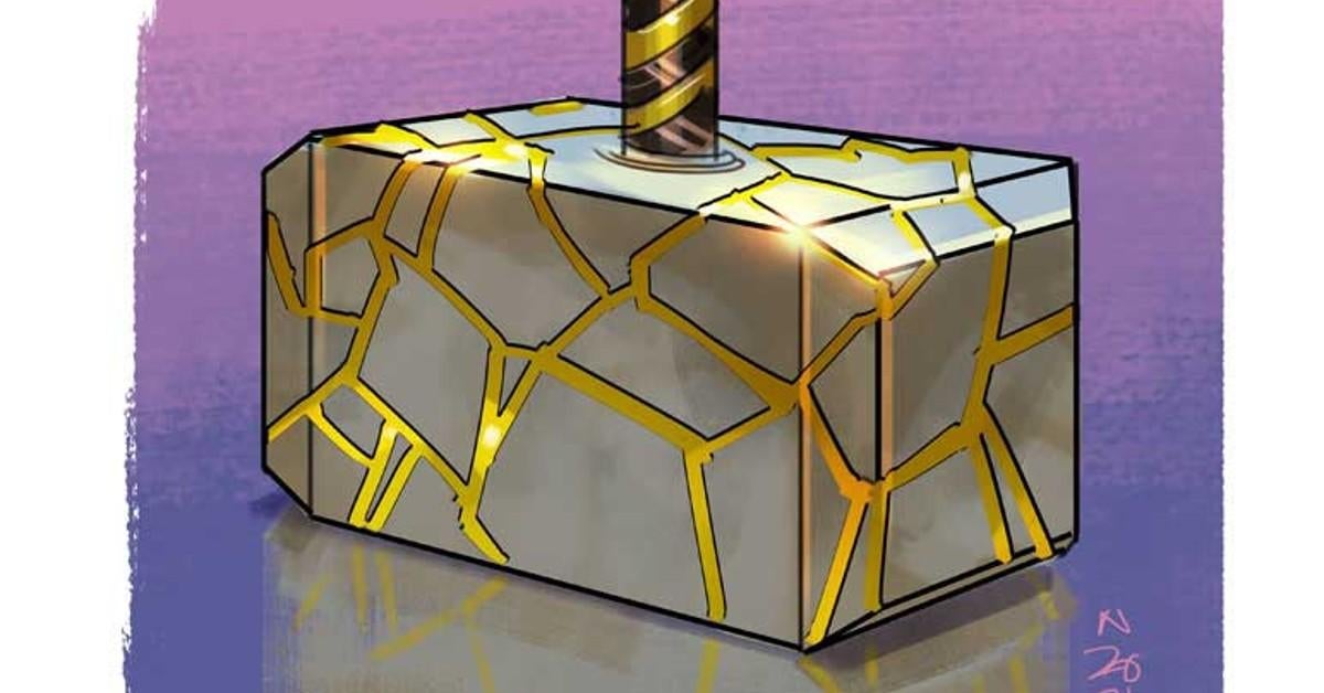 El 60 aniversario de Thor le da a Mjolnir un rediseño de amor y trueno