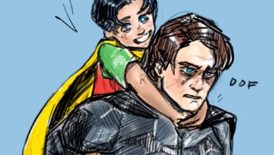 El Caballero Oscuro de Pattinson se enfrenta a un Robin en el adorable arte de Batman 2