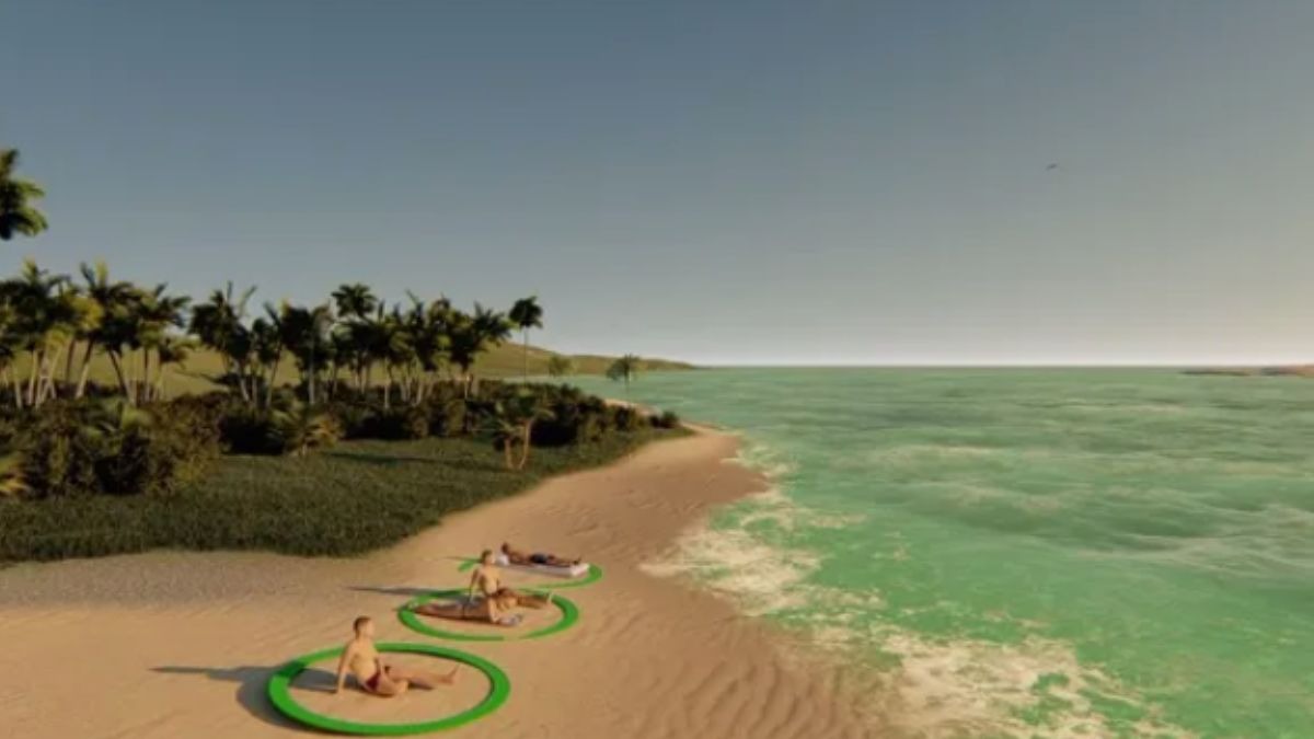 El aro playero, la solución definitiva para ir a la playa y mantener la distancia