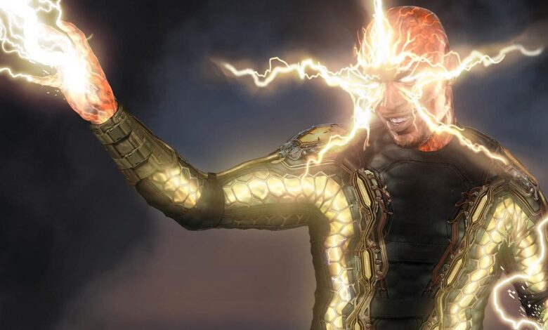 El arte conceptual de Spider-Man: No Way Home revela un electro más cómico