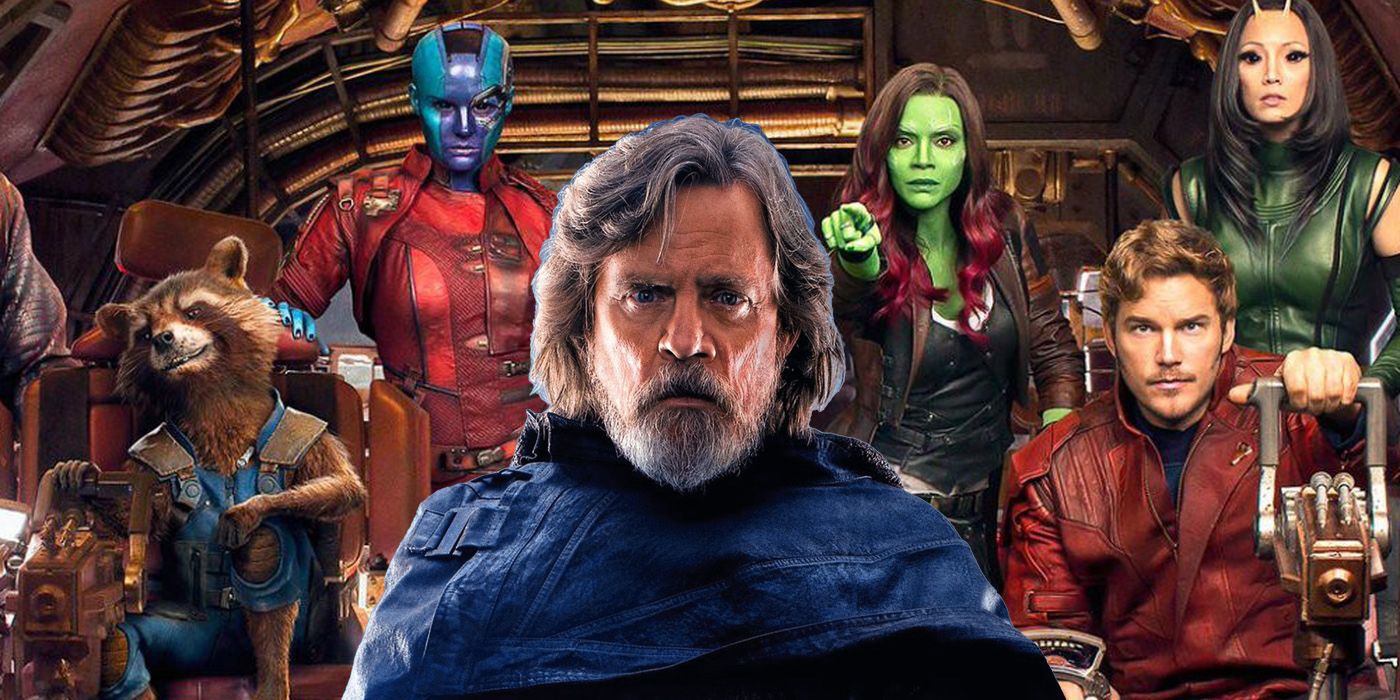 El arte de Guardianes de la Galaxia presenta a Mark Hamill como Santa en un especial navideño