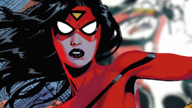 El arte de Spider-Woman es, de alguna manera, el más bello y el más inquietante hasta ahora