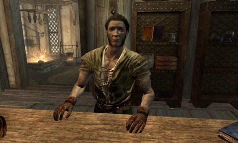 El comerciante de Skyrim muere, vuelve a aparecer con más ofertas