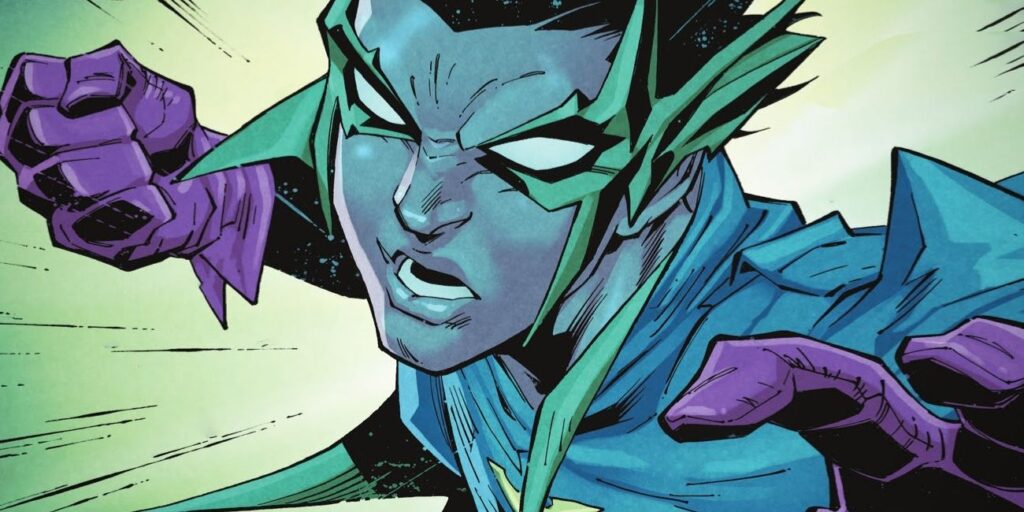 El disfraz de 'Evil Robin' de Damian Wayne es tan ridículo como esperas