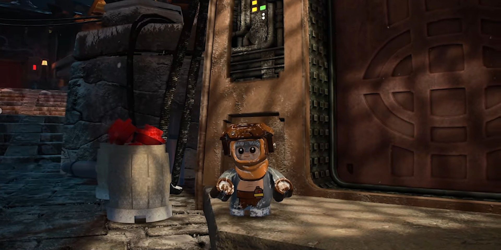 El estilo de lucha de Babu Frik se muestra en el video BTS de LEGO Star Wars