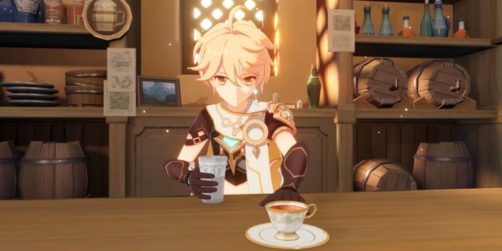 El evento Genshin Impact Drink A-Dreaming convierte a los viajeros en camareros