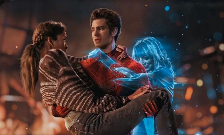 El fantasma de Gwen Stacy agregado a MJ Rescue de No Way Home en arte emocional