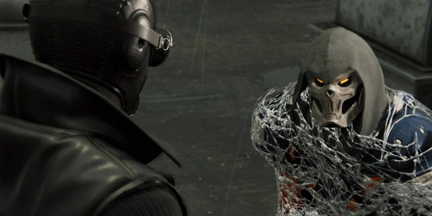 El jugador de Marvel's Spider-Man ve a Taskmaster mirando durante el desafío