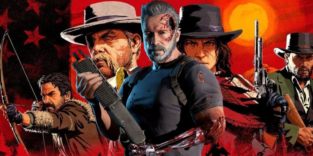 El jugador de Red Dead Online recrea a Arnold Schwarzenegger