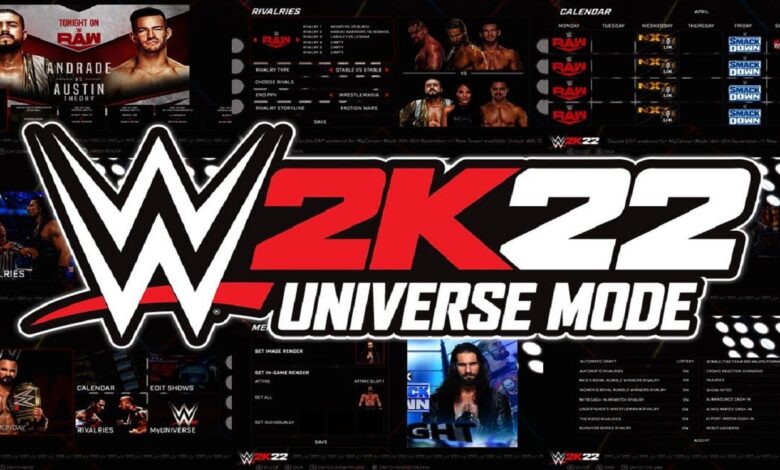 El modo Universo de WWE 2K22 es mejor que mi GM