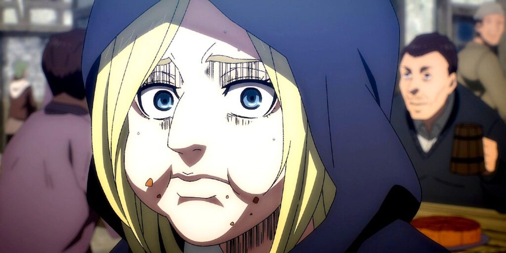 El momento extraño del pastel de Annie se explicó en la temporada 2 de Attack on Titan