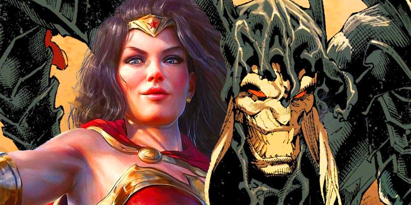 El nuevo disfraz de Wonder Woman es su propio 'Rey de negro'