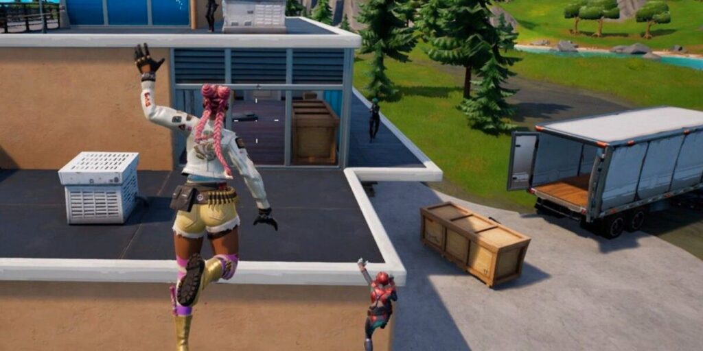 El nuevo mecanismo de revestimiento de Fortnite puede negar el daño por caída, dice YouTuber