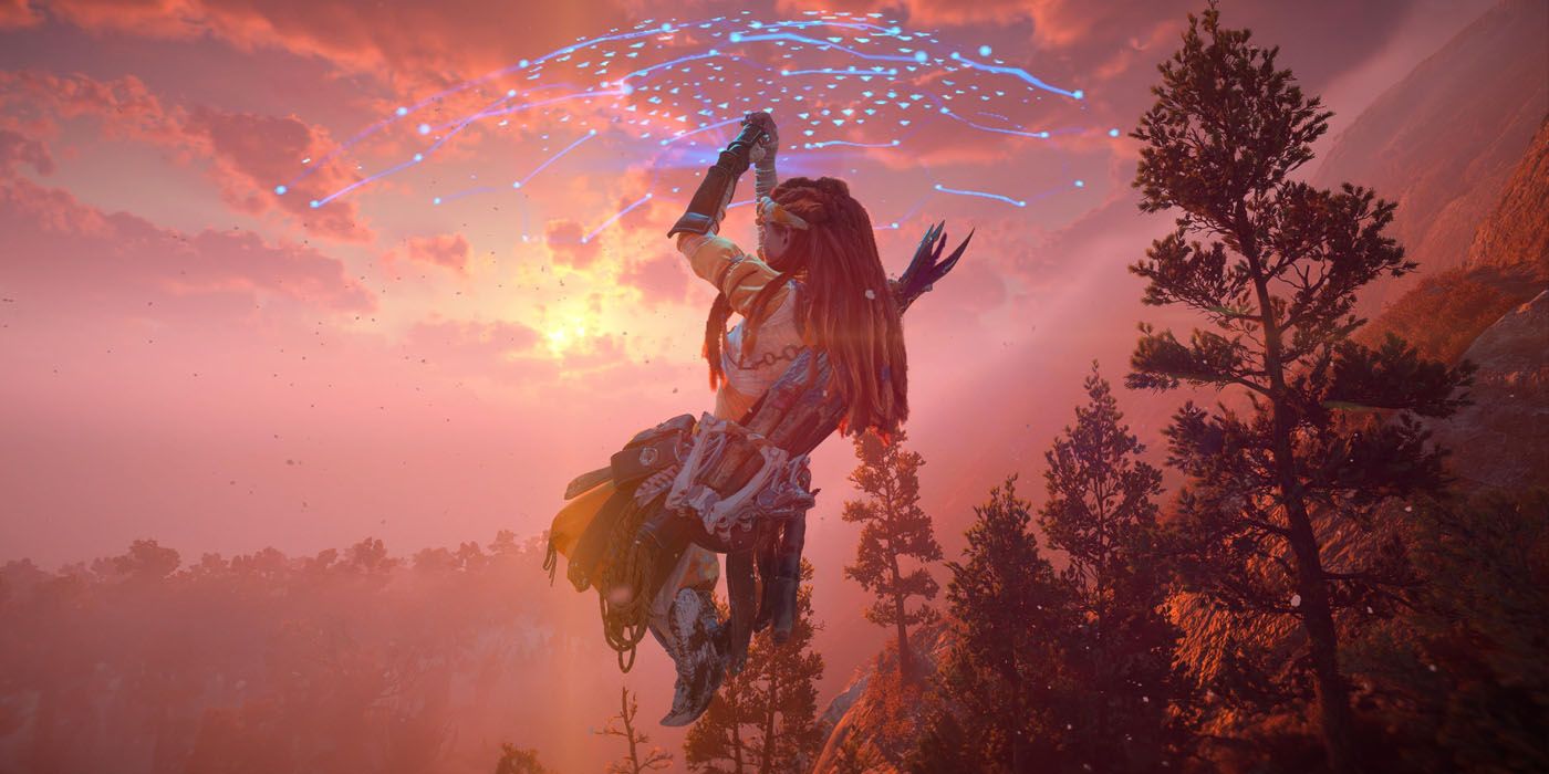 El planeador de Horizon Forbidden West se usó inteligentemente para evitar la escalada de cuello alto