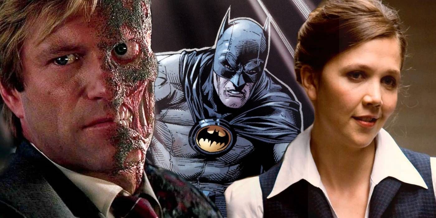 El romance de Batman con la hermana de Two-Face corrige un error de la trilogía de Dark Knight