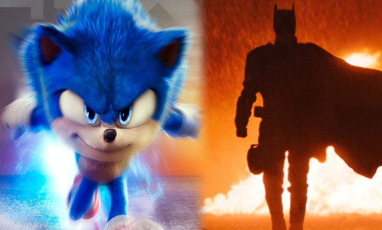 El tráiler y el póster de Sonic the Hedgehog 2 continúan parodiando a Batman