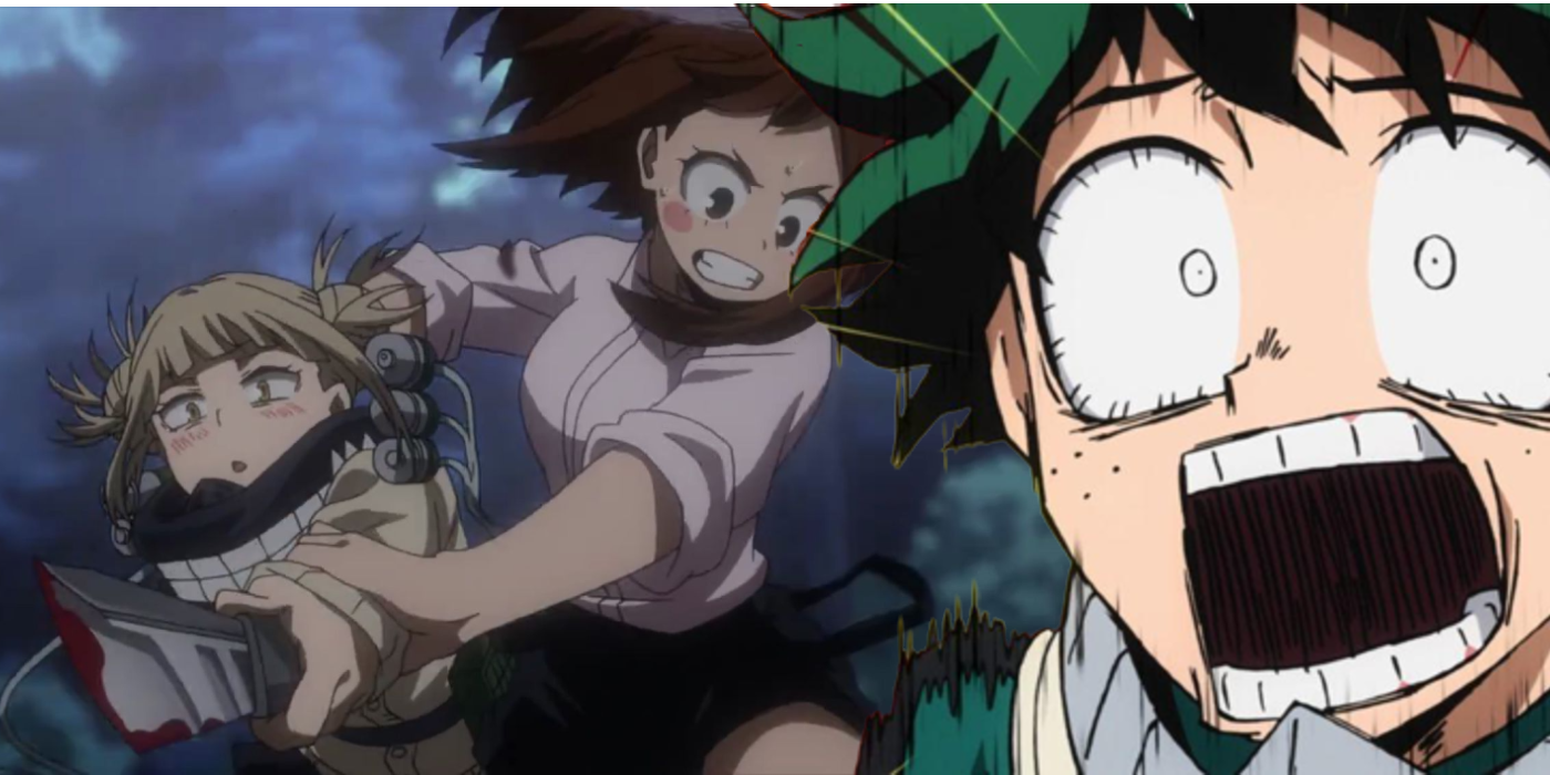 El triángulo amoroso Ochako-Himiko-Deku de MHA está a punto de volverse mortal