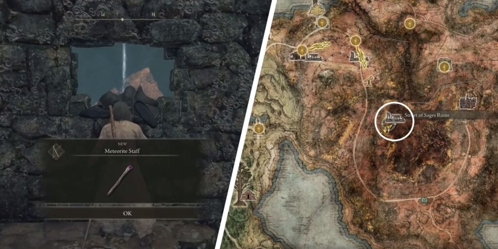 Elden Ring: Cómo obtener el bastón de meteorito