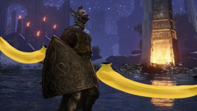 Elden Ring Player vence a Godrick usando un controlador hecho de plátanos